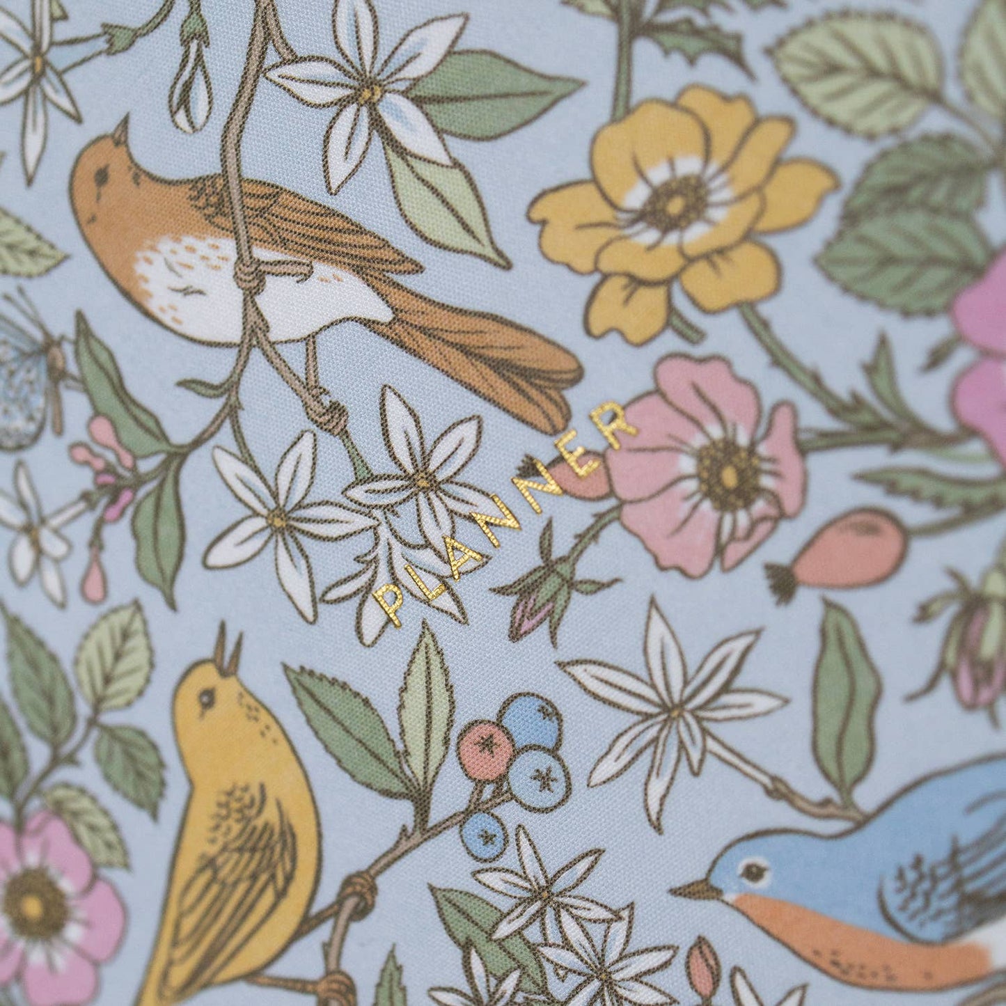 Song Birds Linen-Bound Undated Planner