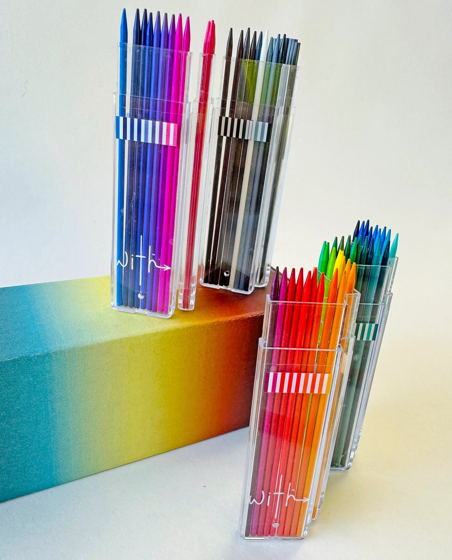 Deluxe Artist Lead Holder Set, 72 Colors by With.