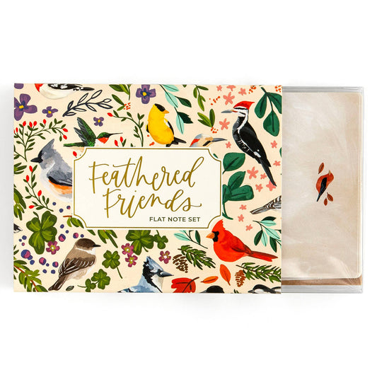 Feathered Friends Birds Flat Note - Set 2