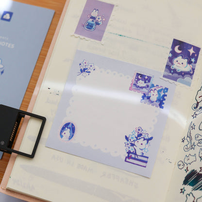 Star Rabbit Bouquet Sticky Notes