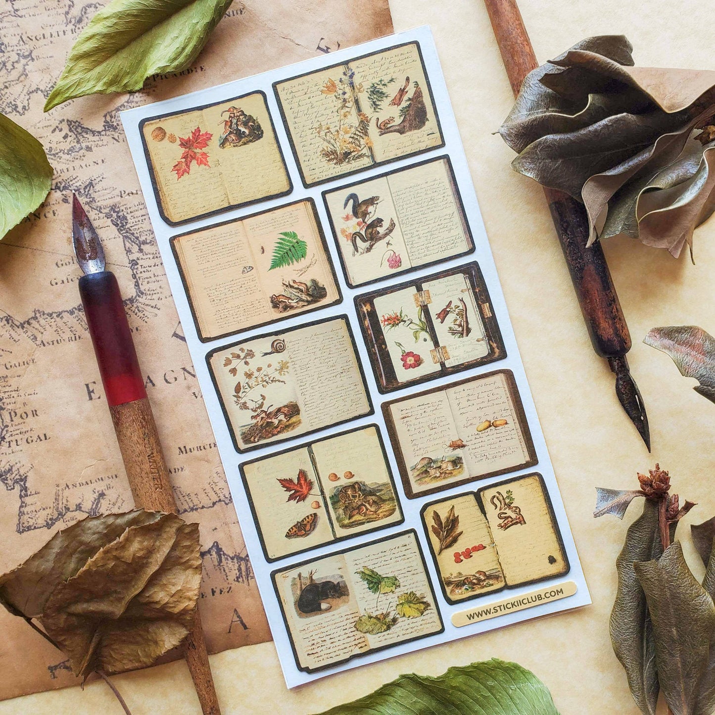 Woodland Journals Sticker Sheet