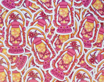 Lantern Vinyl Decal Sticker by Unicorn Eclipse