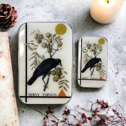 Crow and Shiny Things Tin: Large