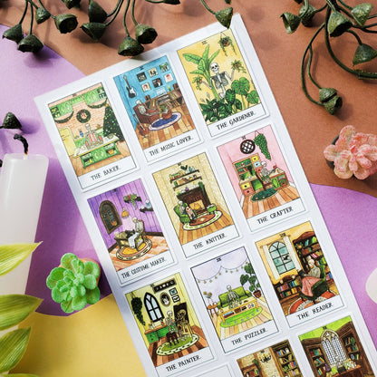 The Hobby Deck Sticker Sheet