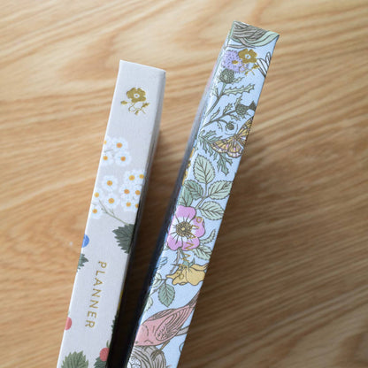 Song Birds Linen-Bound Undated Planner