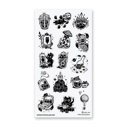 Curious Cats Sticker Sheet