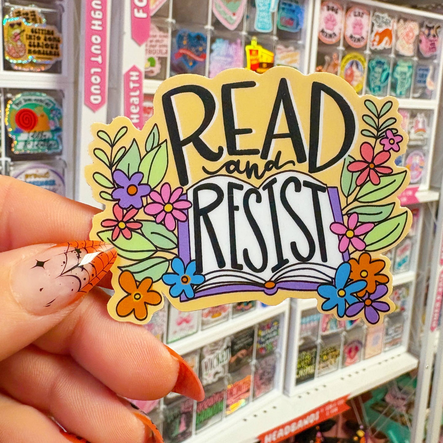 Read and Resist Vinyl Decal Sticker