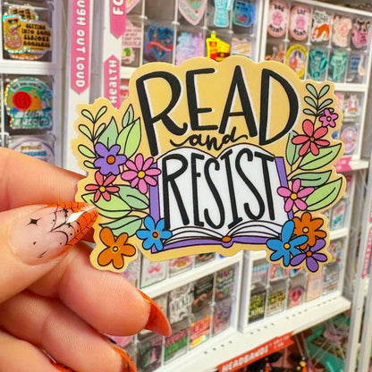 Read and Resist Vinyl Decal Sticker