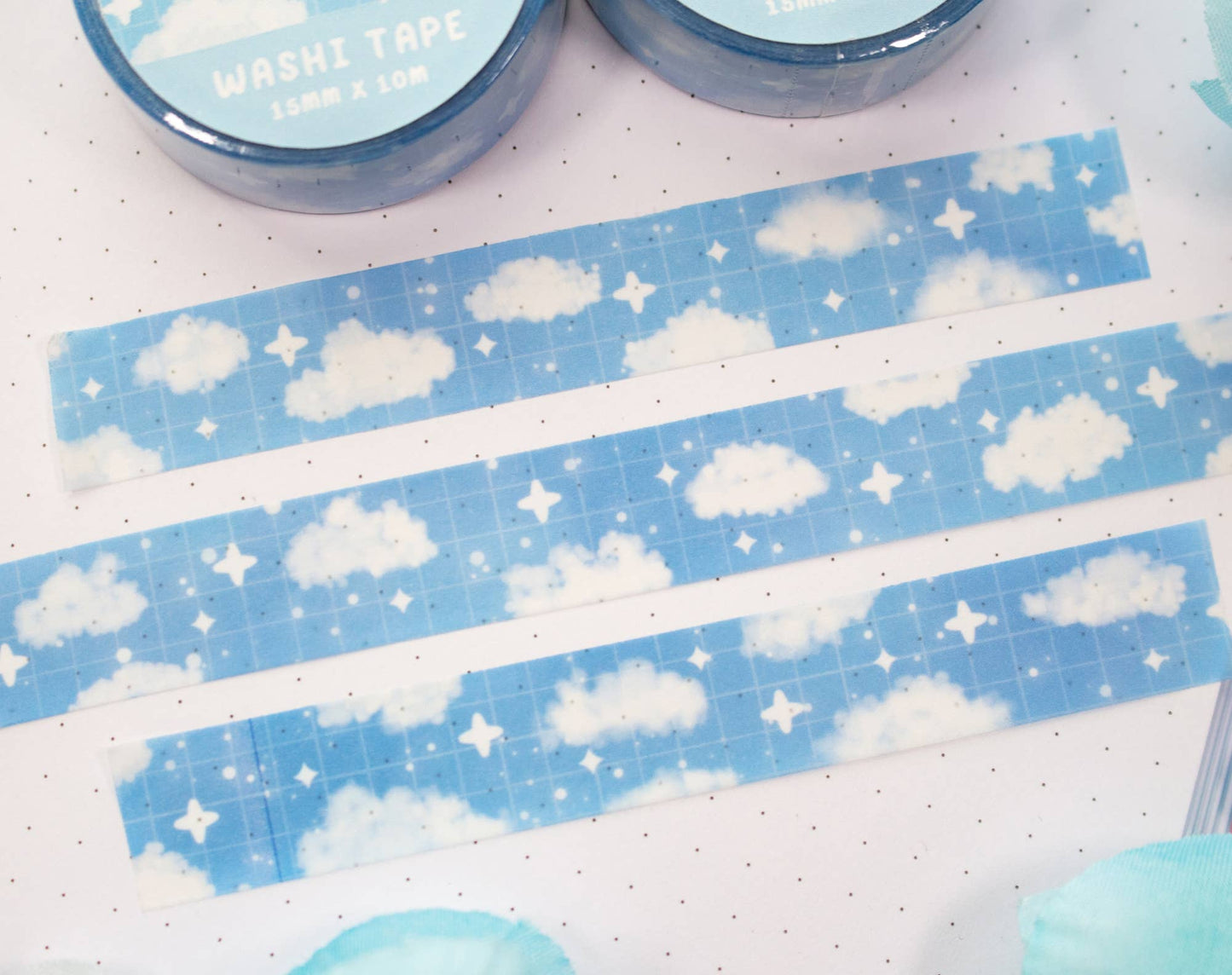 Cloudy Sky Washi Tape by Unicorn Eclipse