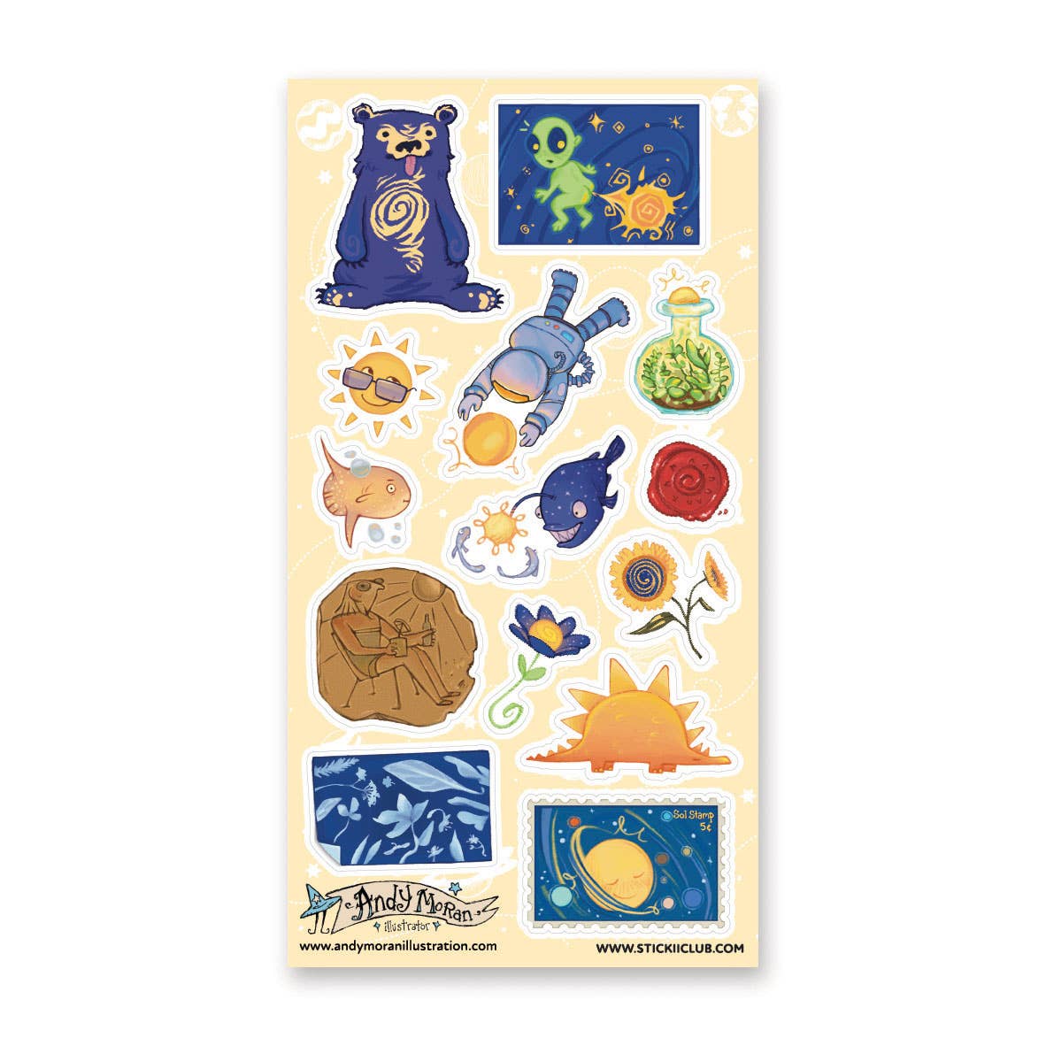 Solar Squad Sticker Sheet