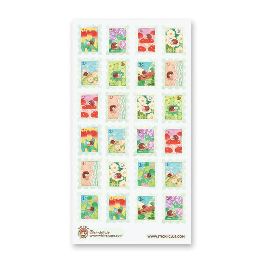 Snail Mail Stamps Sticker Sheet