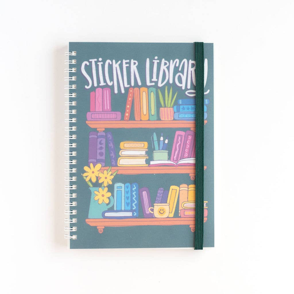 Sticker Library: Colorful Reading Reusable Sticker Book