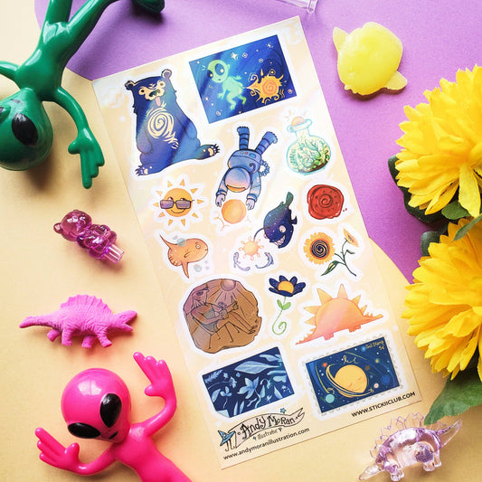 Solar Squad Sticker Sheet