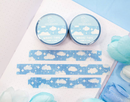 Cloudy Sky Washi Tape by Unicorn Eclipse