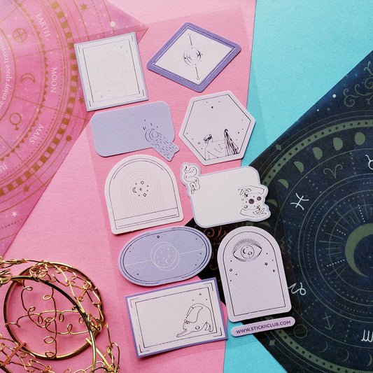 Celestial Labels Sticker Sheet