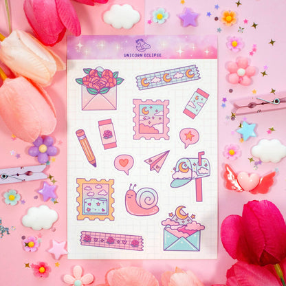 Pen Pal Sticker Sheet