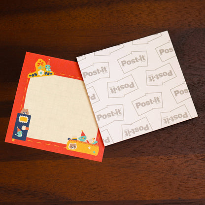 Bear and Bird Sticky Notes