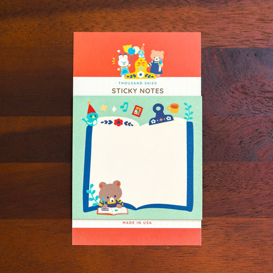 Journaling Bear Sticky Notes