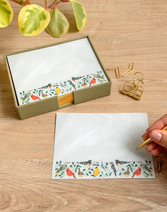Feathered Friends - Birds Desk Jotter Note Set