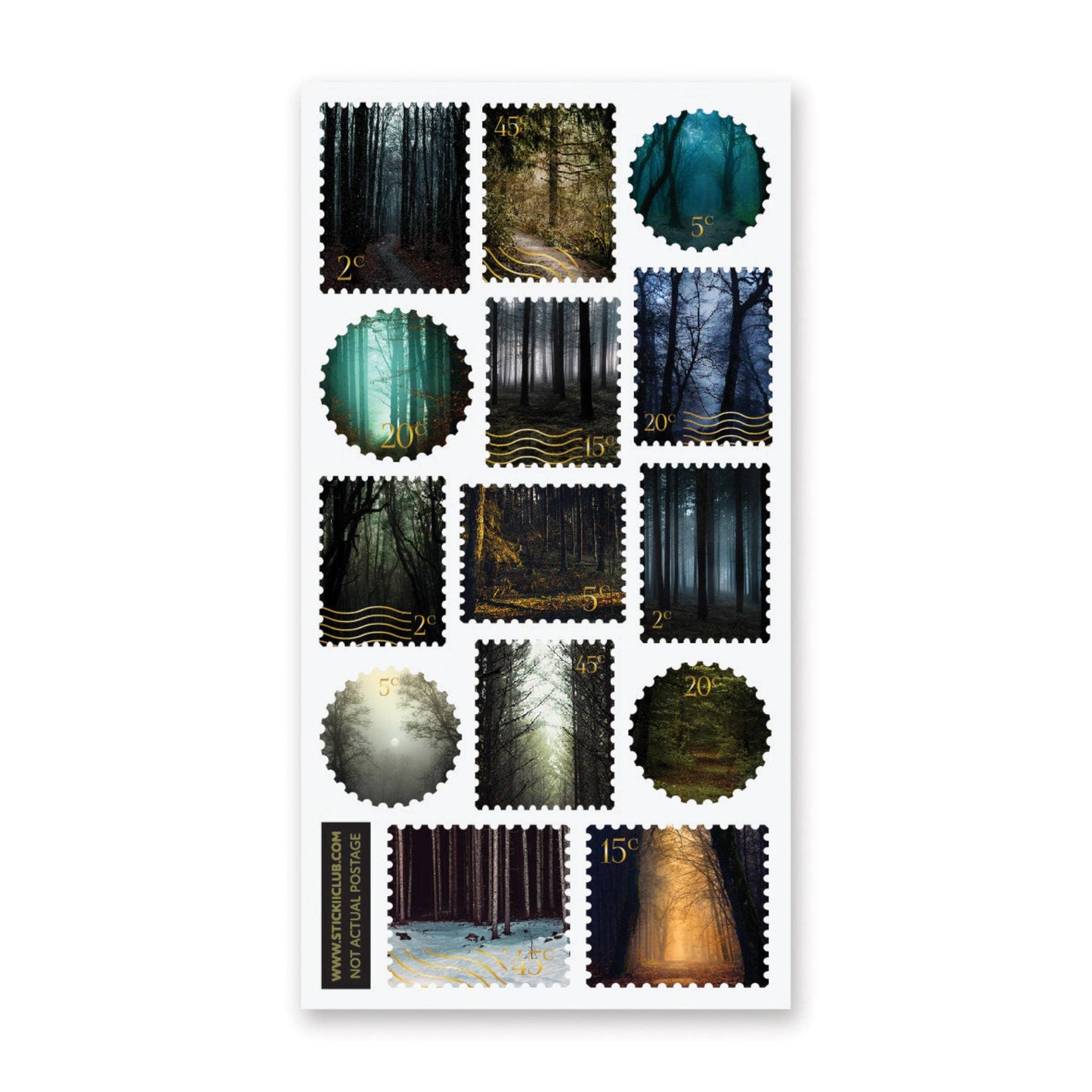 Wildwood Wonder Stamps Sticker Sheet