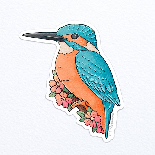 Kingfisher Vinyl Sticker Decal