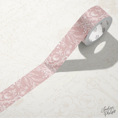 Solid Floral Bloom Washi Tape by Lauren Phelps Designs