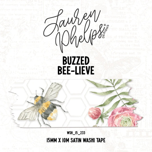 Buzzed Bee-Lieve Washi by Lauren Phelps Design