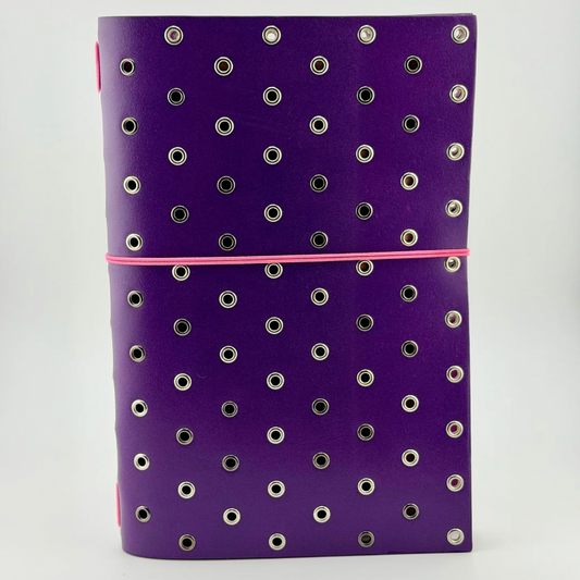 Thatcher: A5 Bifold Notebook Cover with Grommets by Imperfect Concepts