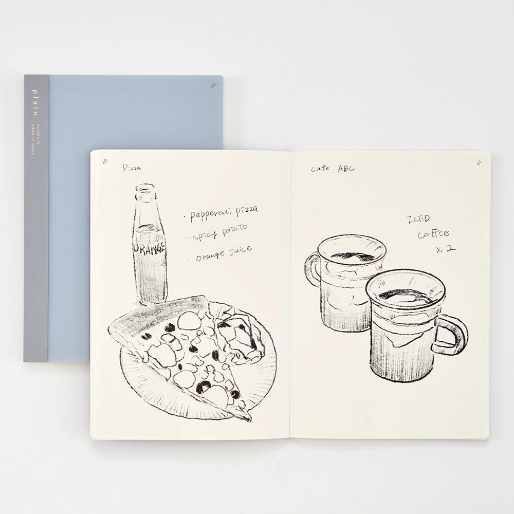 Daigo Isshoni A5 Notebook - Blue Cover - Plain Pages