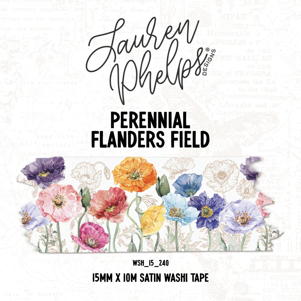 Flanders Field  Washi by Lauren Phelps Design