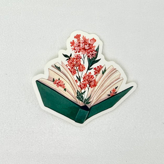 Blossoming Book sticker
