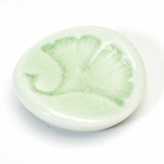 Gingko Pen Rest, Japanese Ceramic