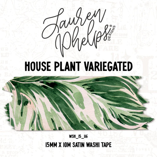 House Plant Variegated Washi by Lauren Phelps Design