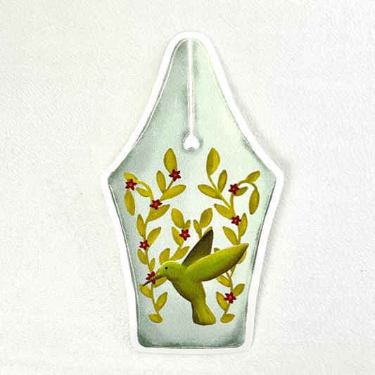 Hummingbird Fountain Pen Nib sticker