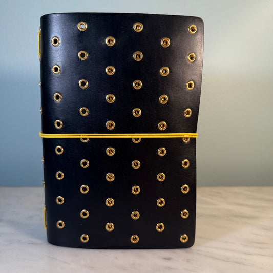 Niko: B6 Trifold Notebook Cover in Raven by Imperfect Concepts