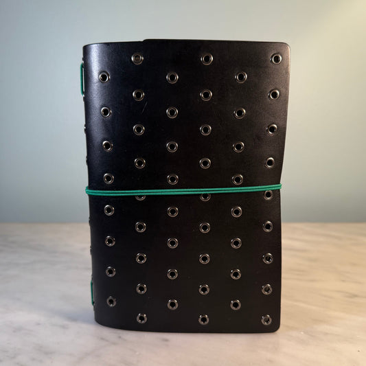 Niko: B6 Trifold Notebook Cover in Raven by Imperfect Concepts