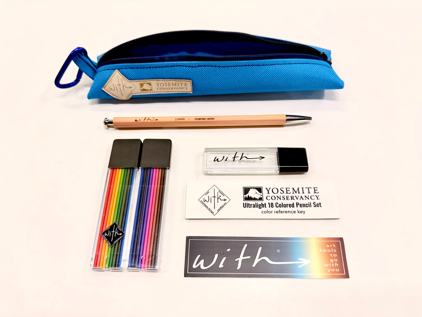 Yosemite Conservancy Ultralight Artist Lead Holder Set, 18 Colors by With