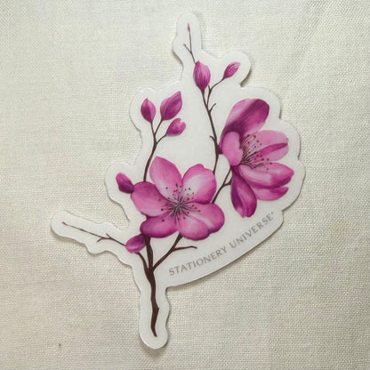 First Blossom Clear Vinyl Decal Stickers