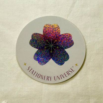 First Blossom Glitter Sticker