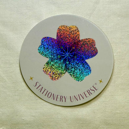First Blossom Glitter Sticker