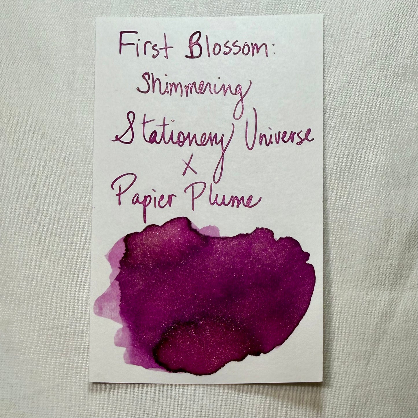 First Blossom Fountain Pen Ink