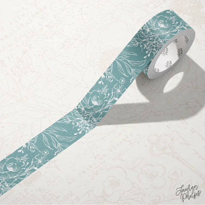 Solid Floral Bloom Washi Tape by Lauren Phelps Designs