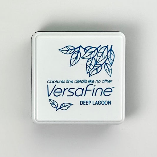 Tsukineko Versafine pigment mini ink pad, deep lagoon