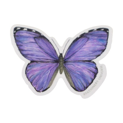 Aurora Morpho sticker, multiple colors