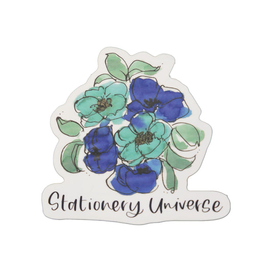 Bouquet of Inky Flowers sticker