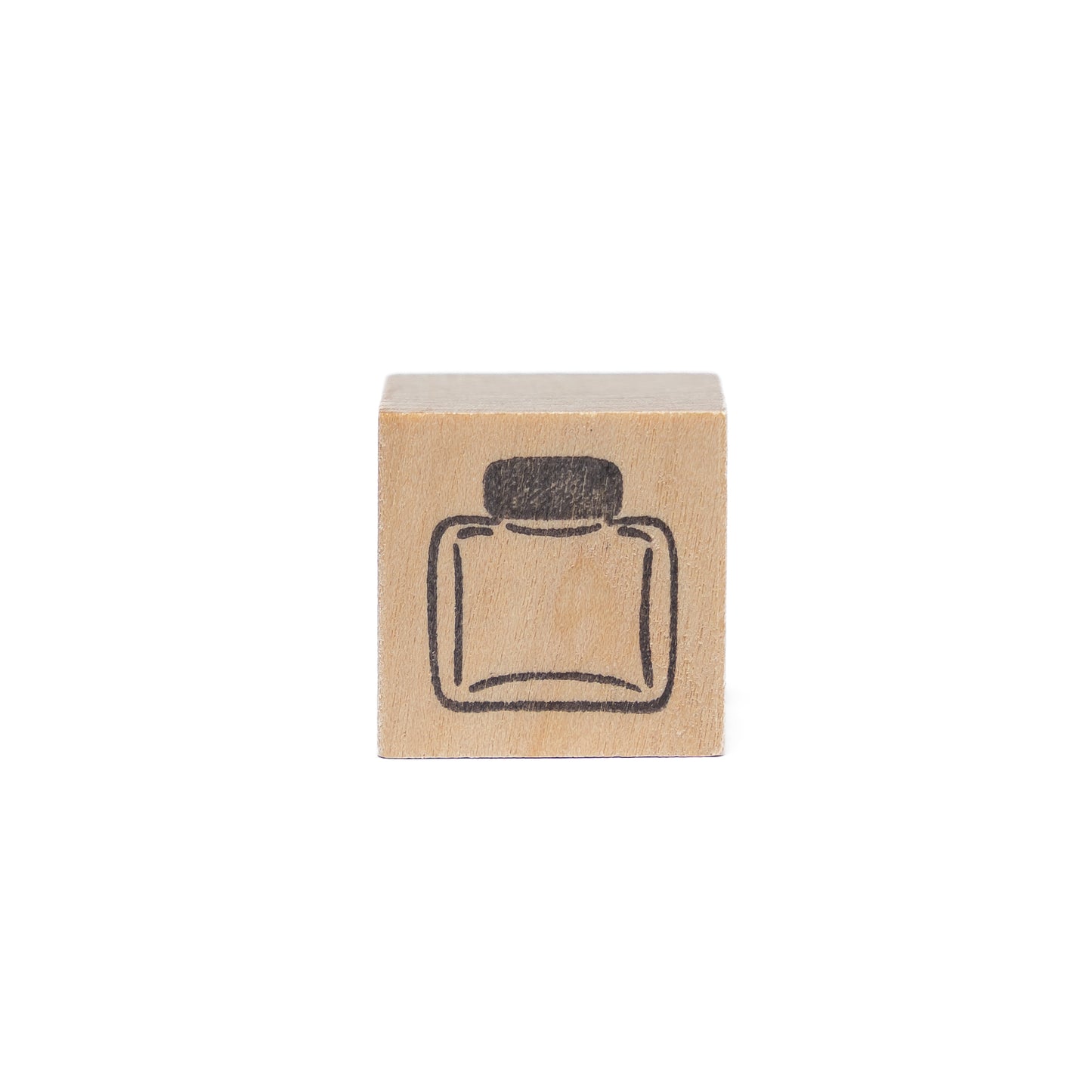 Mini ink bottle stamp, design #1