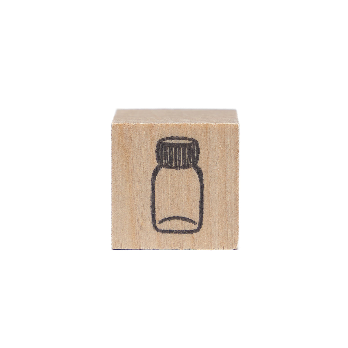 Mini ink bottle stamp, design #3