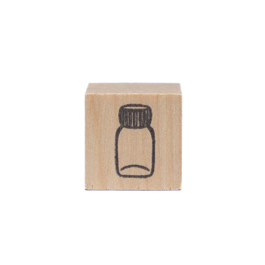 Mini ink bottle stamp, design #3