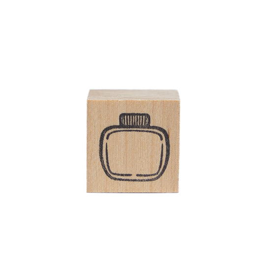 Mini ink bottle stamp, design #5