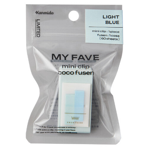 Coco Fusen Colorful Clip Sticky Notes by KANMIDO